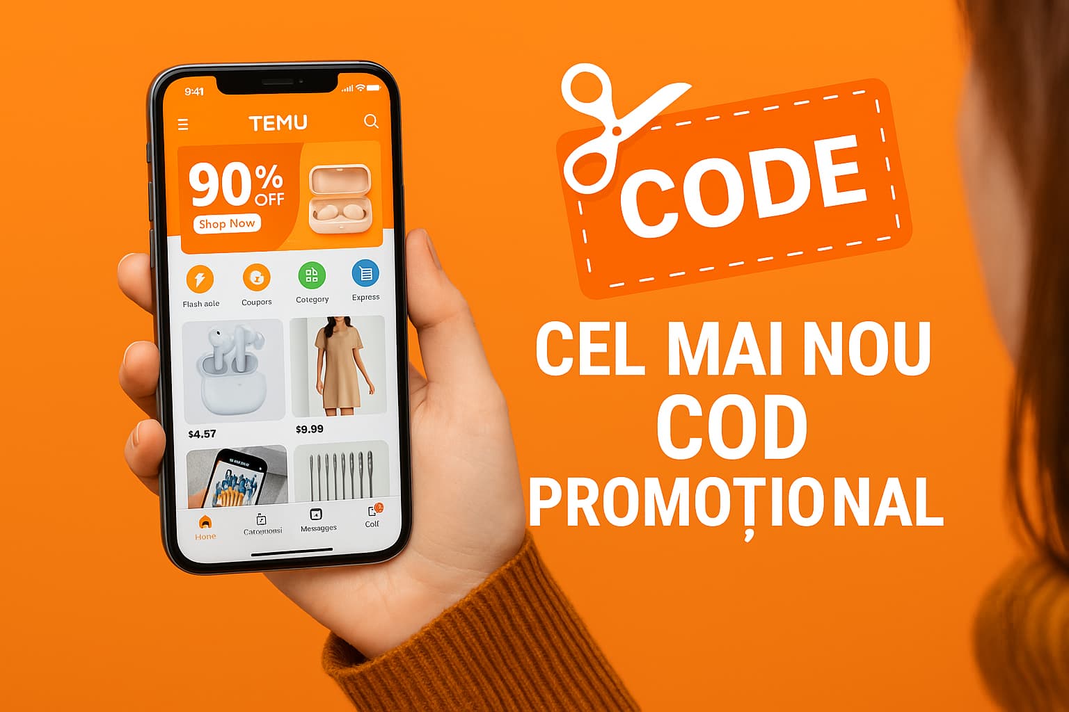 Cele mai bune oferte și cel mai nou cod promoțional Temu