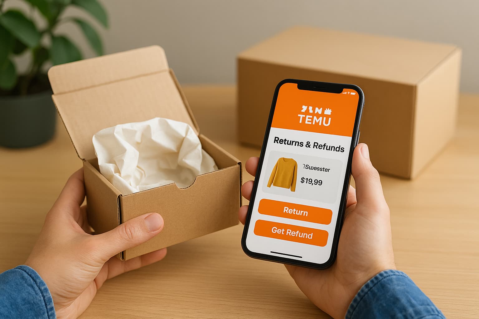 Returnări și rambursări Temu – Ghid complet pentru utilizatori