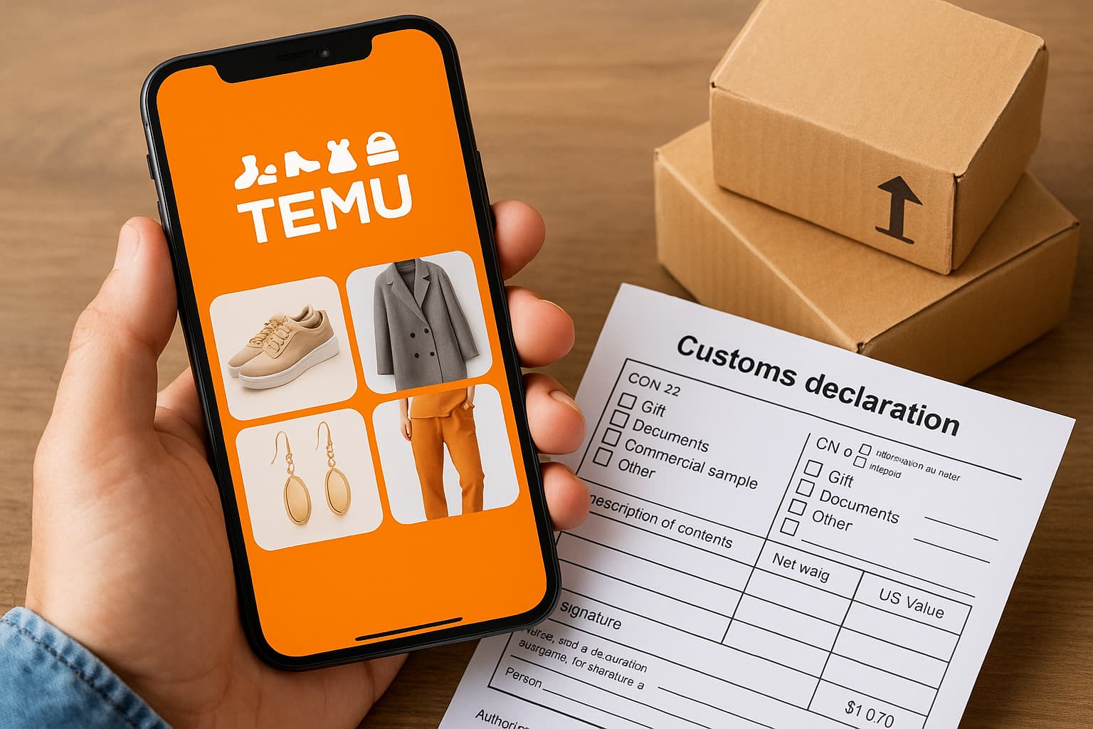 Taxele vamale Temu și costurile reale la comenzile din România