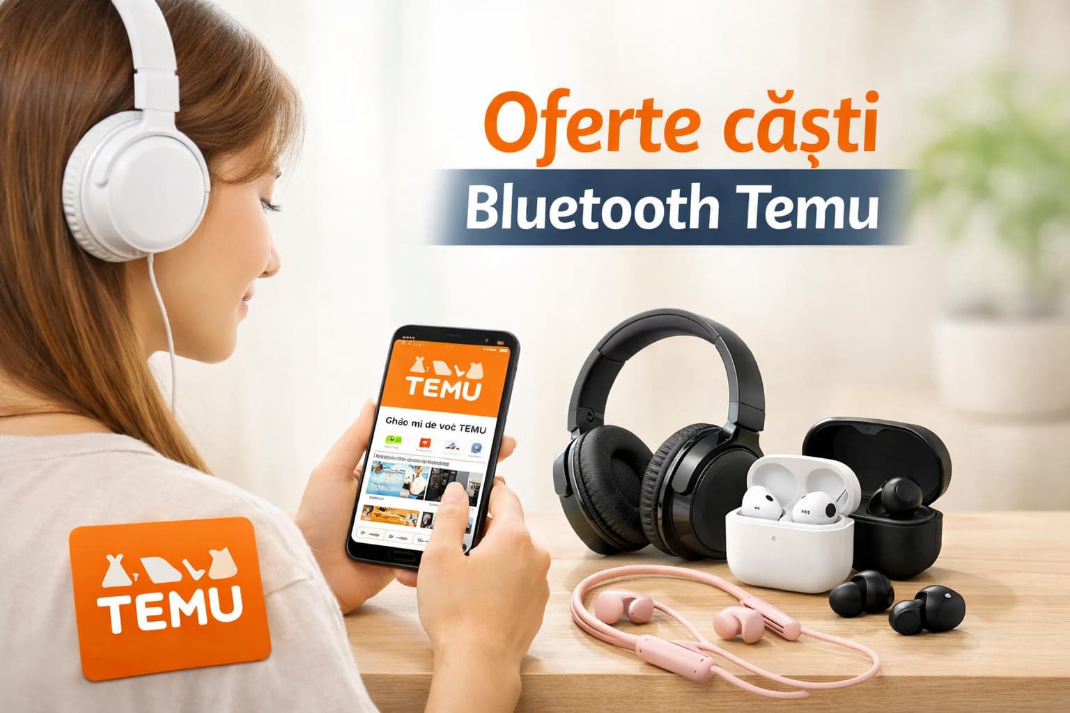 Oferte căști Bluetooth Temu – ghid complet pentru cumpărători