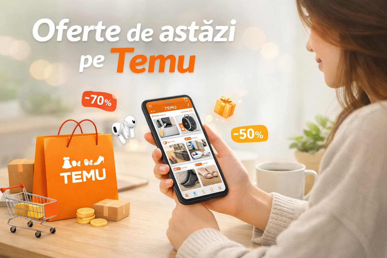 Oferte de astăzi pe Temu pentru cumpărături inteligente