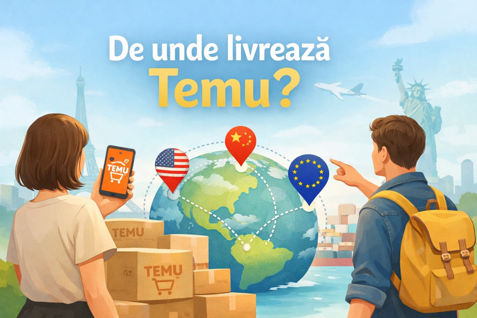 De unde livrează Temu? Originea coletelor explicată