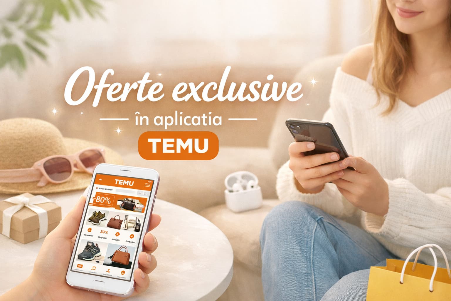 Oferte exclusive în aplicația Temu pentru cumpărături inteligente